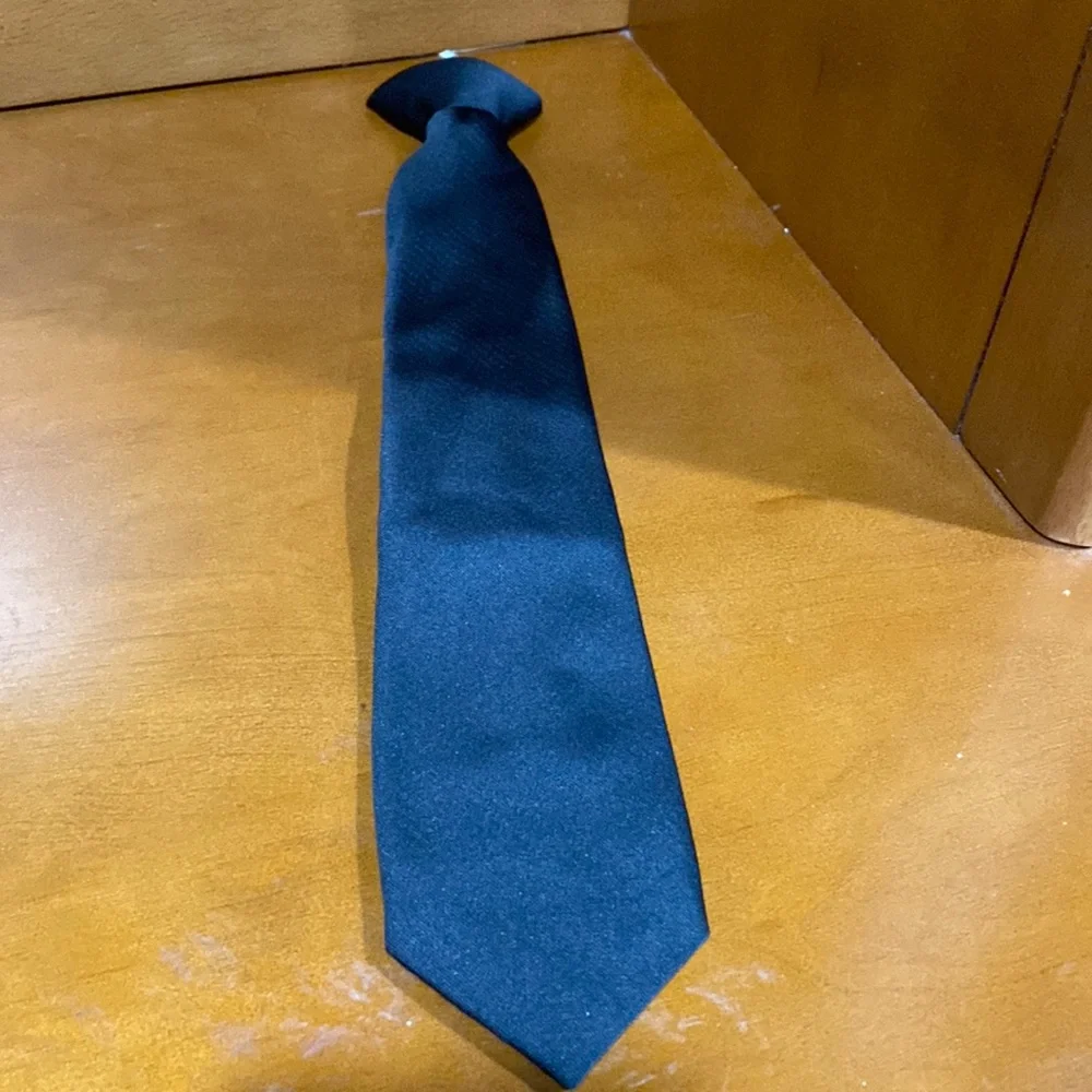 Boys Chaps Black clip on tie
